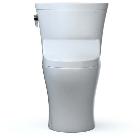 White toilet cistern on a white background