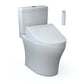 TOTO Aquia IV - WASHLET+ C5 Two-Piece Bidet Toilet - Dual Flush- Universal Height MW4463084CEMFGN#01