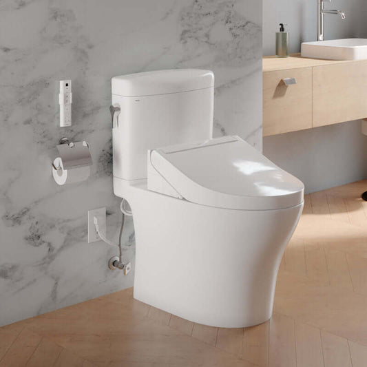 toilet installed in bathroom