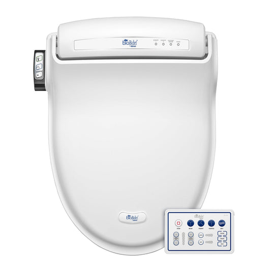 BB-1000 Supreme Bio Bidet Smart Toilet Seat - top view with remote at side