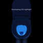 Brondell Swash EM617 bidet toilet seat with illuminating LED nightlight for comfort and convenience.