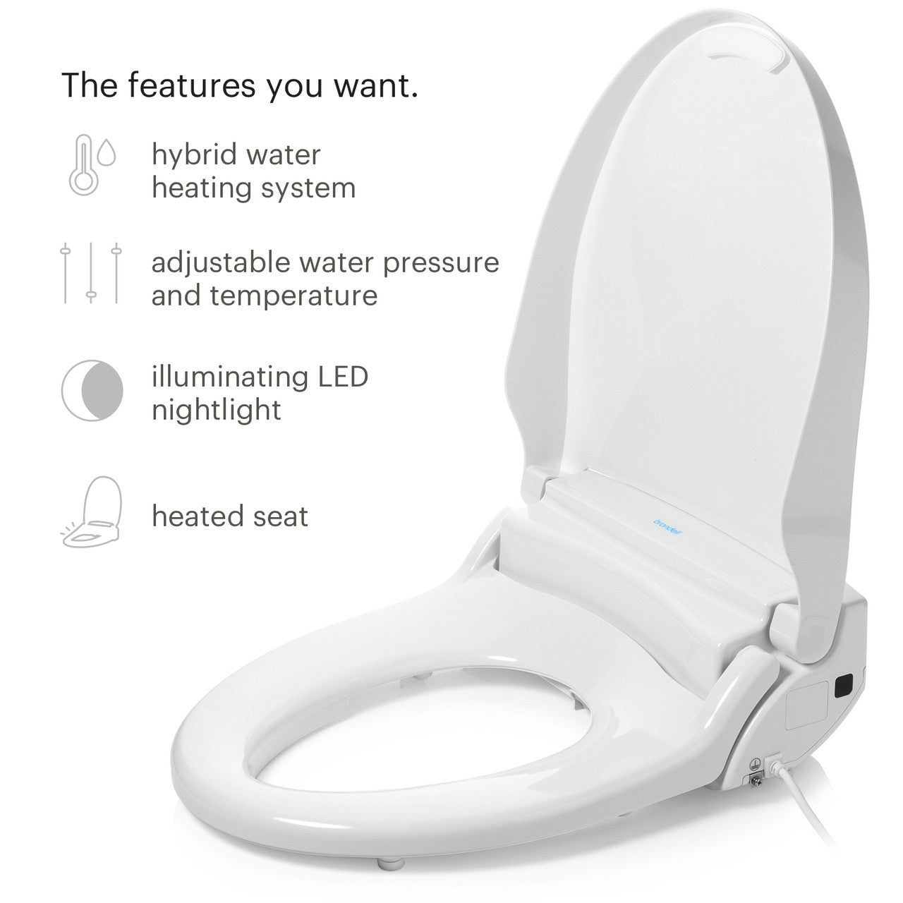 Swash BL97 Advanced Bidet Toilet Seat with Remote Control