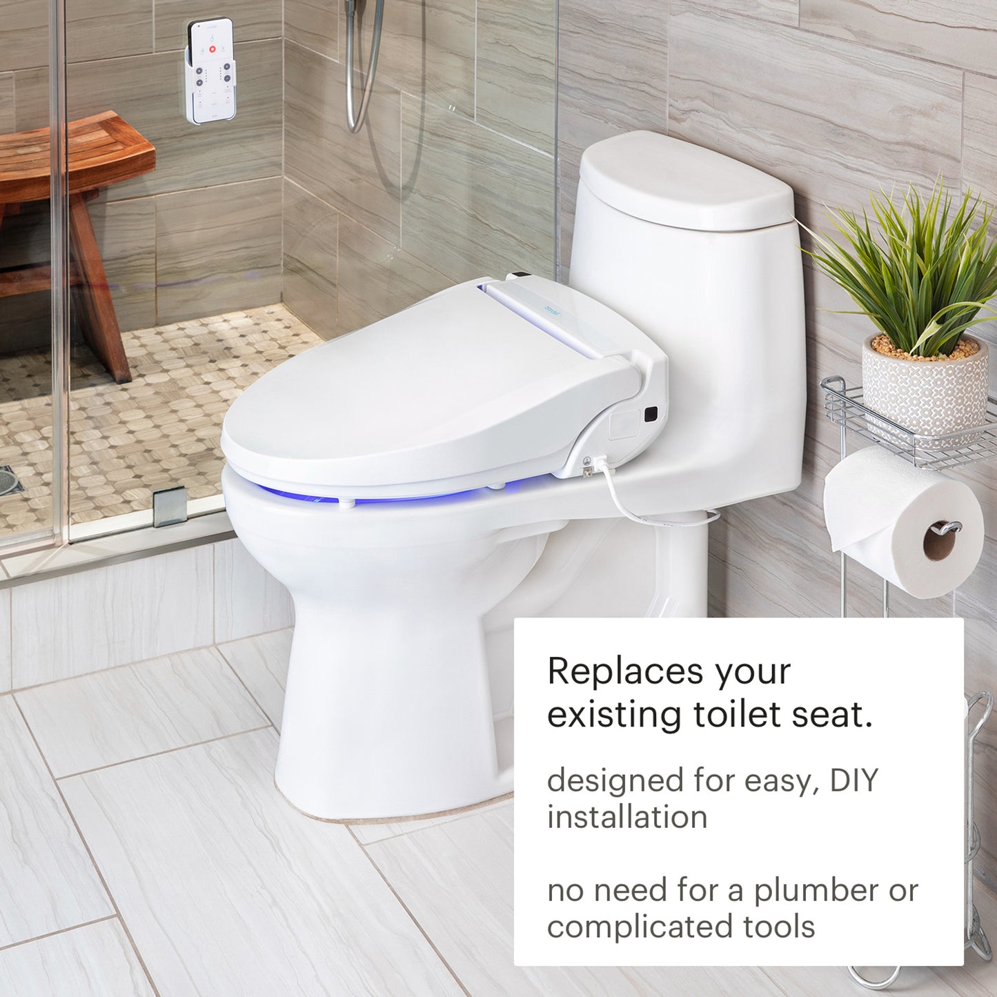 Swash BL97 Advanced Bidet Toilet Seat with Remote Control