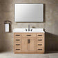 Gavino 48" Single Bathroom Vanity with Grain White Composite Stone Countertop by Altair Design
