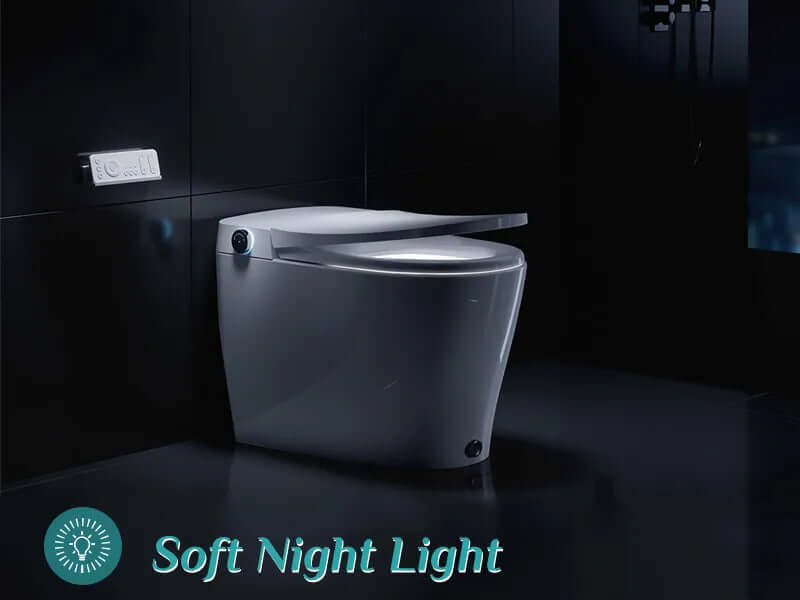 HOROW T05 Smart Toilet with soft night light feature for enhanced bathroom experience.