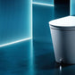 Horow X70 Smart Bidet Toilet showcased in a modern bathroom with blue lighting and sleek design.