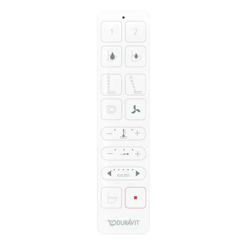 Duravit SensoWash U Smart Toilet with Endless Warm Water, Phone App Control, and Auto Lid