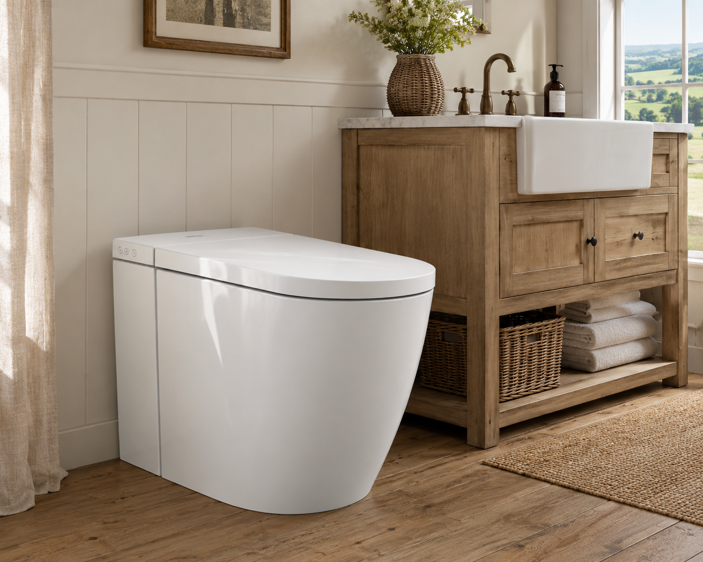 Duravit SensoWash i Pro Smart Bidet Toilet | HygieneUV, Heated Seat, Auto Lid, Remote Control