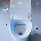 Anti-bacterial seat of Horow T33 Smart Bidet Toilet enhances hygiene with advanced antimicrobial materials for cleanliness.