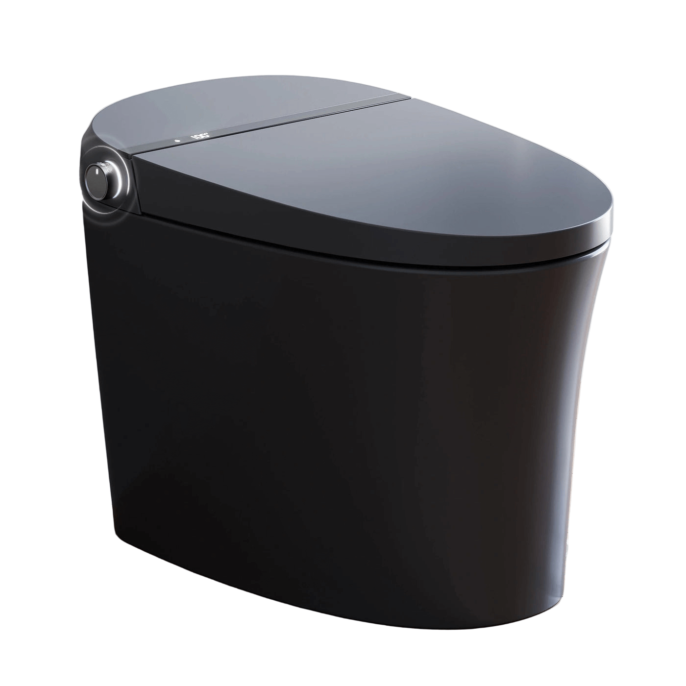 Horow T36 Luxury Smart Toilet with matte black finish and auto flush feature, stylish design.
