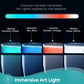 Horow T38 Smart Toilet Immersive Art Light featuring seasonal presets: Spring Verdant Green, Summer Sky Blue, Autumn Sunset Orange, Winter Snow White.