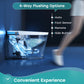 Horow T38 Smart Toilet features 4-way flushing options including auto, foot sensor, remote, and side button for a convenient experience.