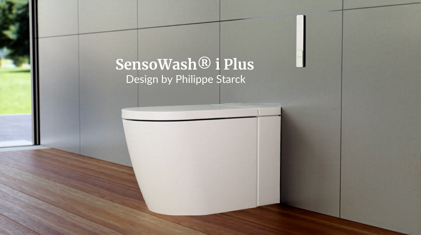 Duravit SensoWash i Plus Smart Bidet Toilet | Heated Seat, Auto Lid, Remote Control | Model 620000