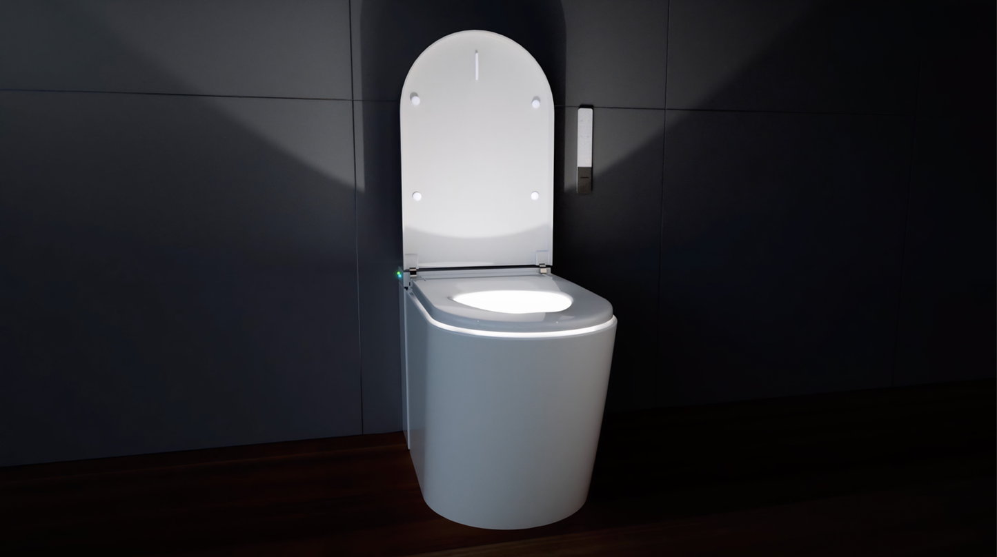 Duravit SensoWash i Plus Smart Bidet Toilet | Heated Seat, Auto Lid, Remote Control | Model 620000
