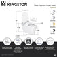 Kingston Brass Edison Smart Toilet with Bidet, Heated Seat, and Auto Flush