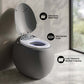 Swiss Madison Plaisir Round Smart Bidet Toilet featuring soft close seat, seat sensor flush, and sleek design.