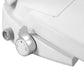 Close-up of the BidetMate 700 Series bidet toilet seat control knob for heated water adjustment.