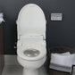 BB-1000 Supreme Bio Bidet Smart Toilet Seat - Front view of seat installed on toilet with lid up