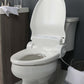 BB-1000 Supreme Bio Bidet Smart Toilet Seat - Front view of seat installed on toilet with lid up