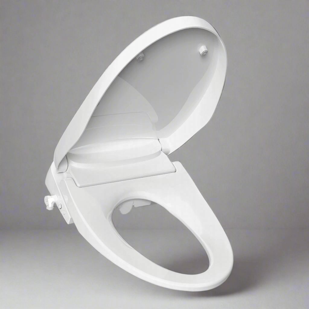 Bio Bidet Discovery DLS Smart Toilet Seat - Top view from above with lid up