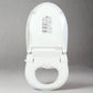 Blooming Bidet R1063 Smart Bidet Toilet Seat - Front view with lid up