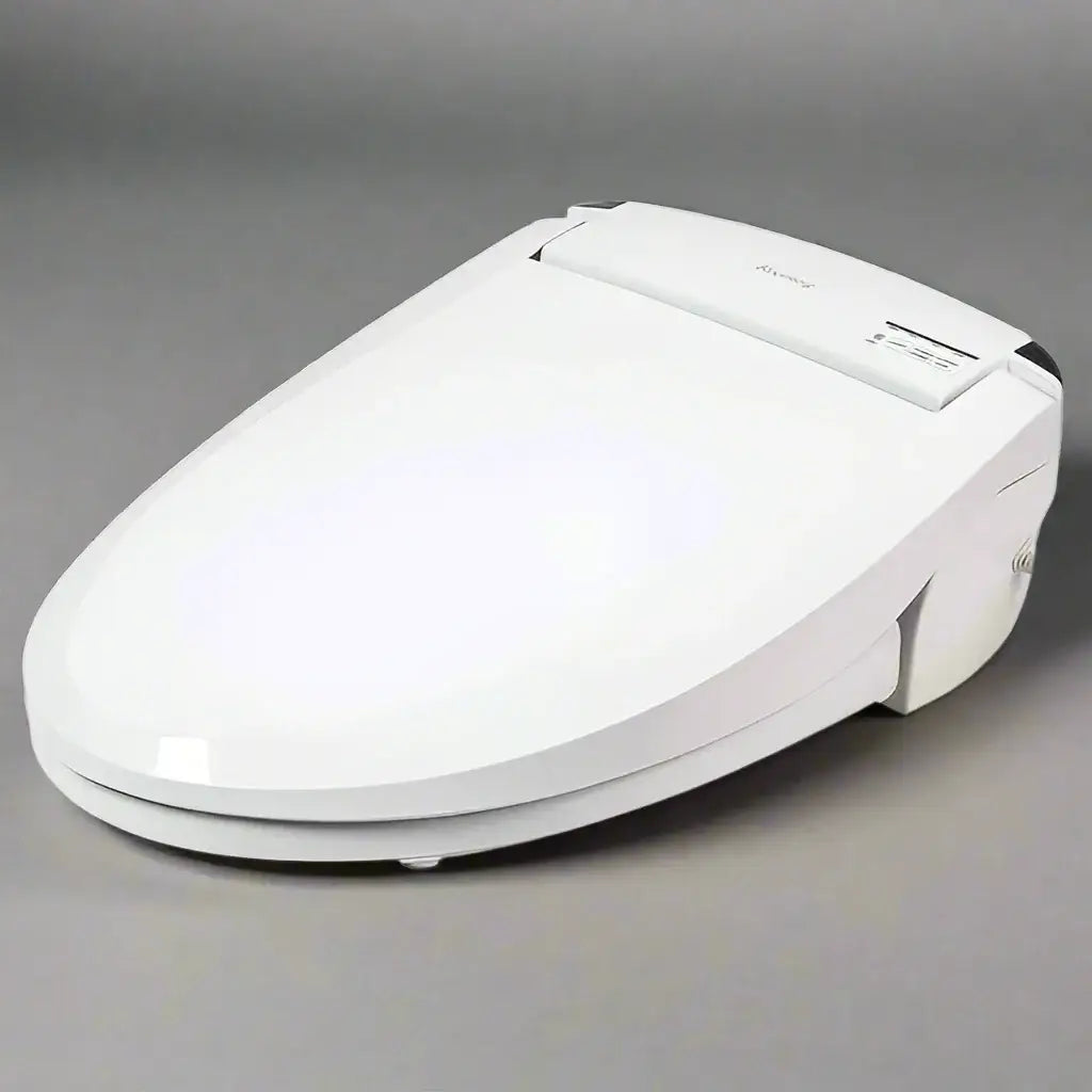 Blooming Bidet R1063 Smart Bidet Toilet Seat - Side view with lid down
