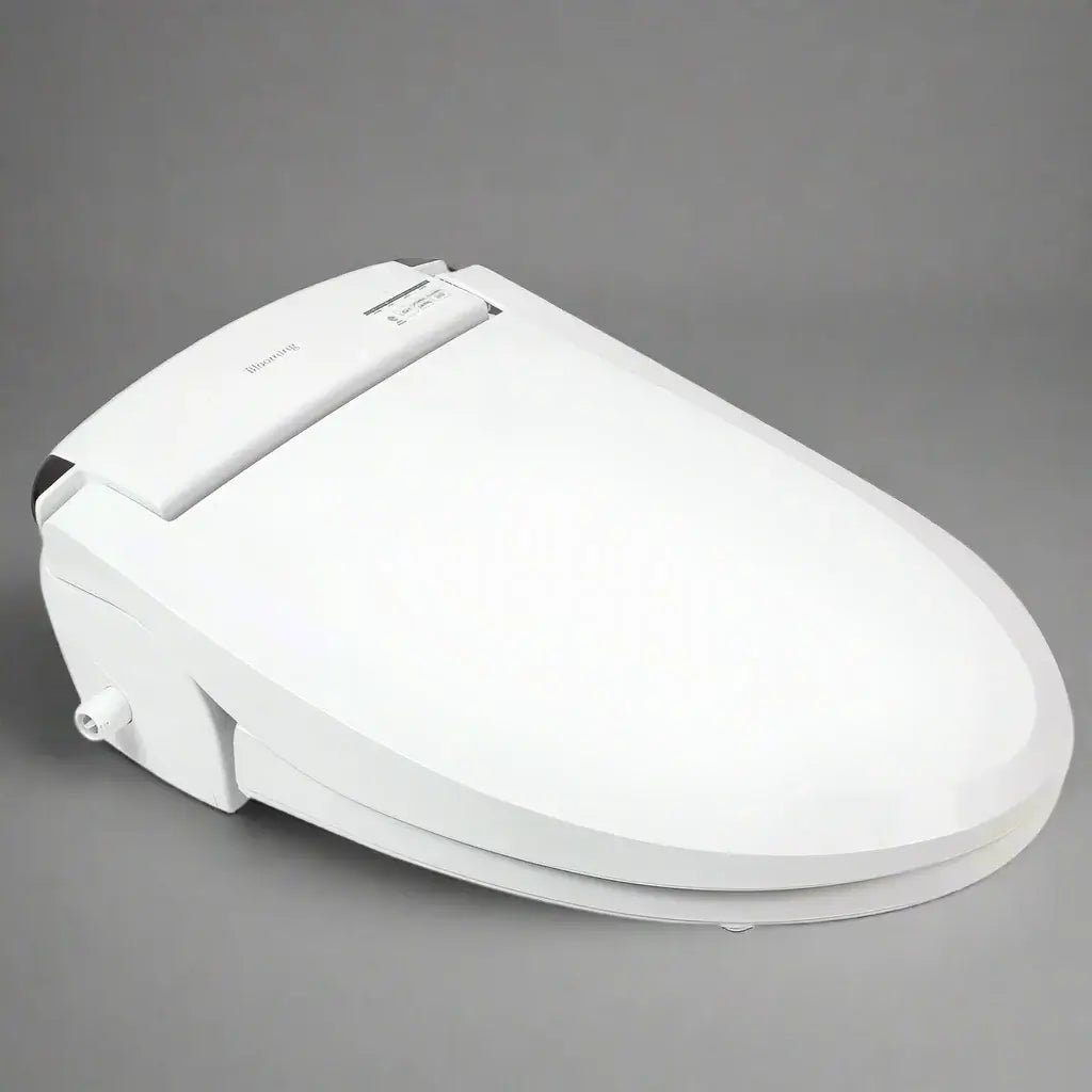 Blooming Bidet R1063 Smart Bidet Toilet Seat - Front view with lid down