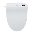 Blooming R1570 Smart Bidet Toilet Seat top view, featuring sleek design and control panel.