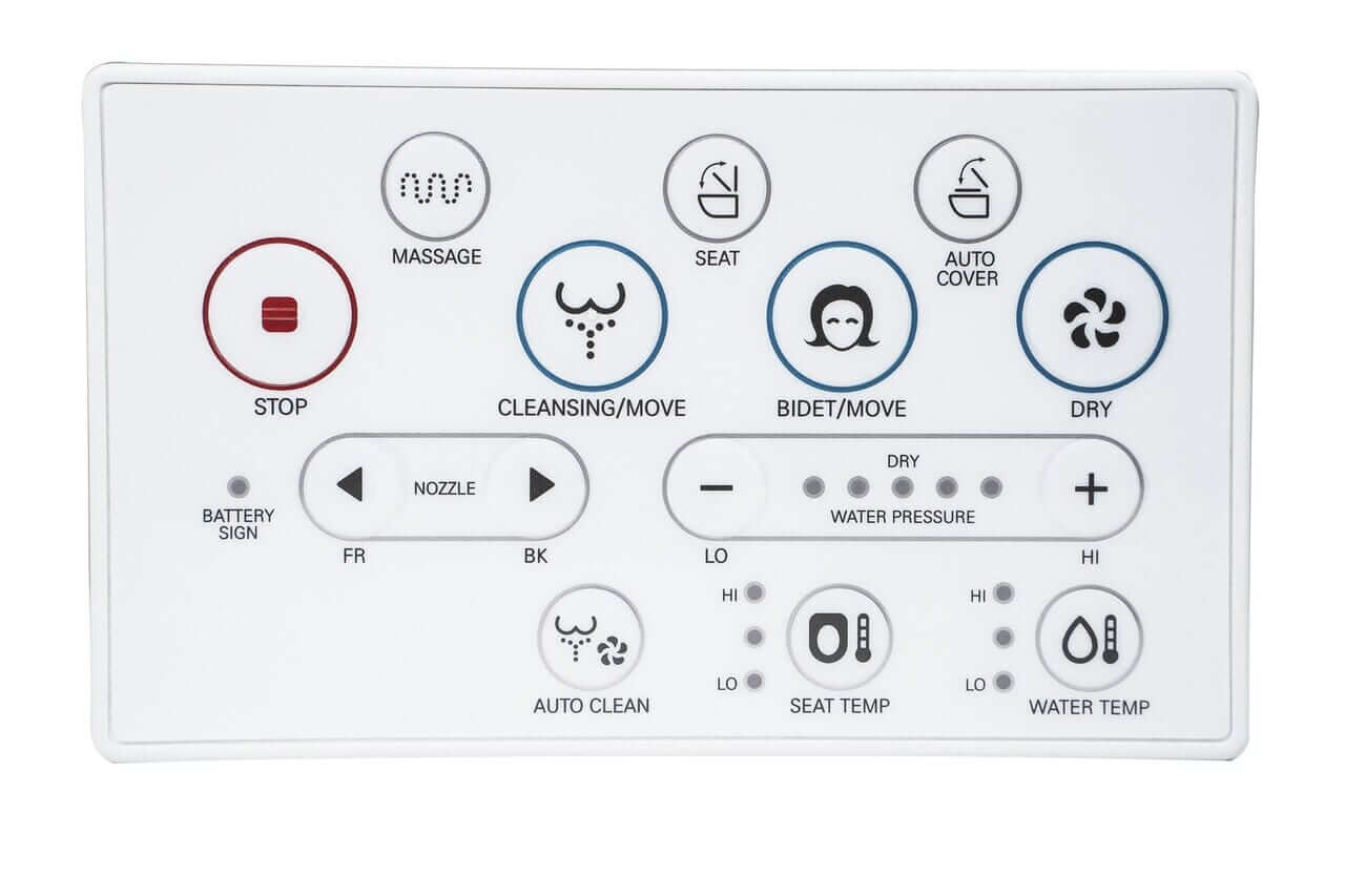 Blooming Bidet R1570 Smart Bidet Toilet Seat - Remote control