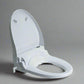Blooming Bidet R1570 Smart Bidet Toilet Seat - Diagonal view from across the room with lid up