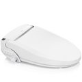 Brondell Swash BL97 advanced bidet toilet seat with remote control, sleek design for modern bathrooms.