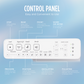 Control panel of TOTO Guinevere Washlet+ S2 Bidet Toilet with easy access buttons for various functions.