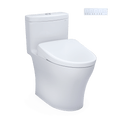 TOTO Aquia IV Washlet+ S7A Bidet Toilet with auto-flush and sleek design, ideal for modern bathrooms.