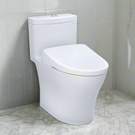 TOTO Aquia IV Washlet+ S7A One-Piece Dual-Flush Bidet Toilet with Auto-Flush MW6464736CEMFGNA#01