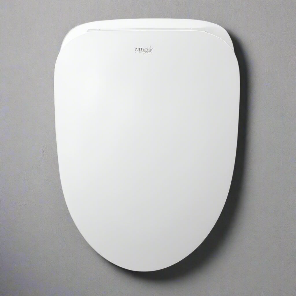 Nova Bidet Eco NOVA Smart Toilet Seat in sleek white design, showcasing its modern and ultra-thin profile.
