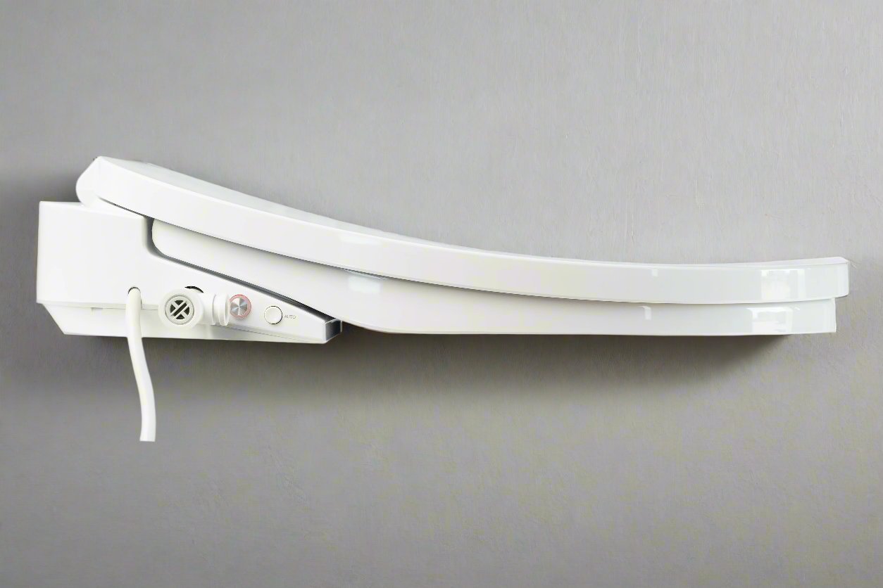Nova Bidet Eco NOVA smart toilet seat in white, showcasing its sleek, modern design and advanced features.