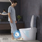 Juno 26 in. Smart Toilet and Bidet Set in White with Heated Seat, Front & Rear Wash, Foot Sensor, and Remote Control
