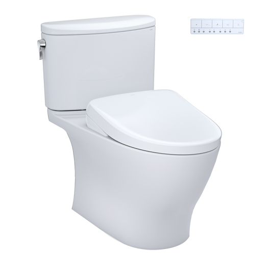 TOTO Nexus Washlet+ toilet with S7A smart bidet on a white background 