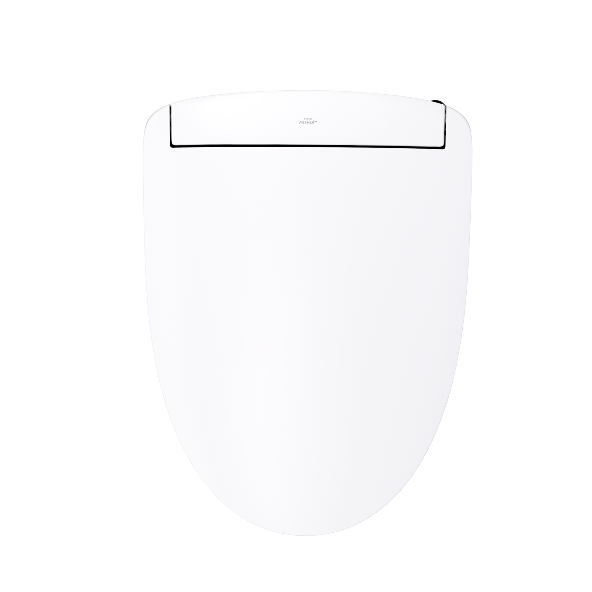 TOTO Washlet KS6 bidet seat top view showcasing sleek design and modern aesthetics.
