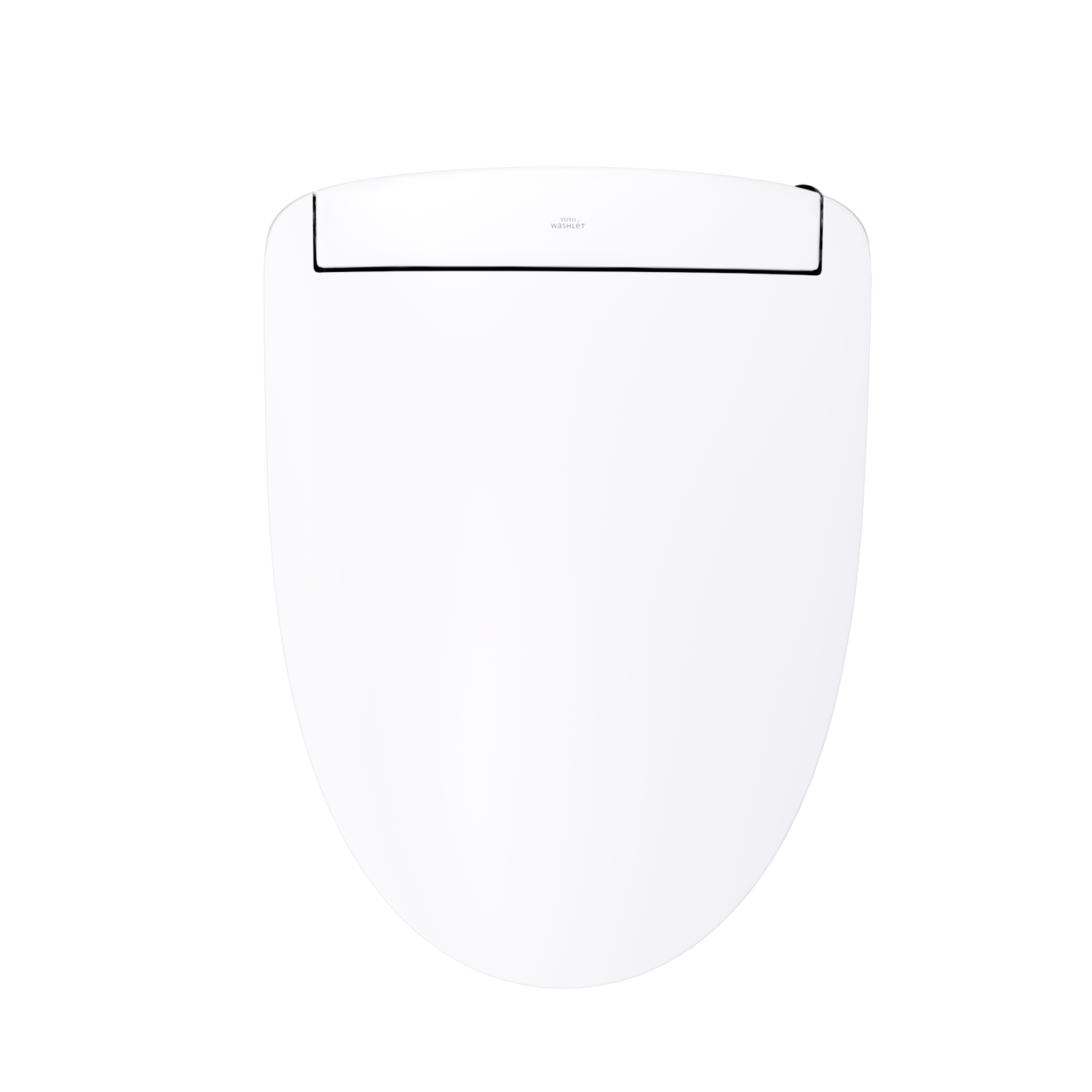 TOTO Washlet KS6 bidet seat top view showcasing sleek design and modern aesthetics.