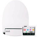 Infinity Eaze Z3 Bidet Toilet Seat with wireless remote control for adjustable wash settings.