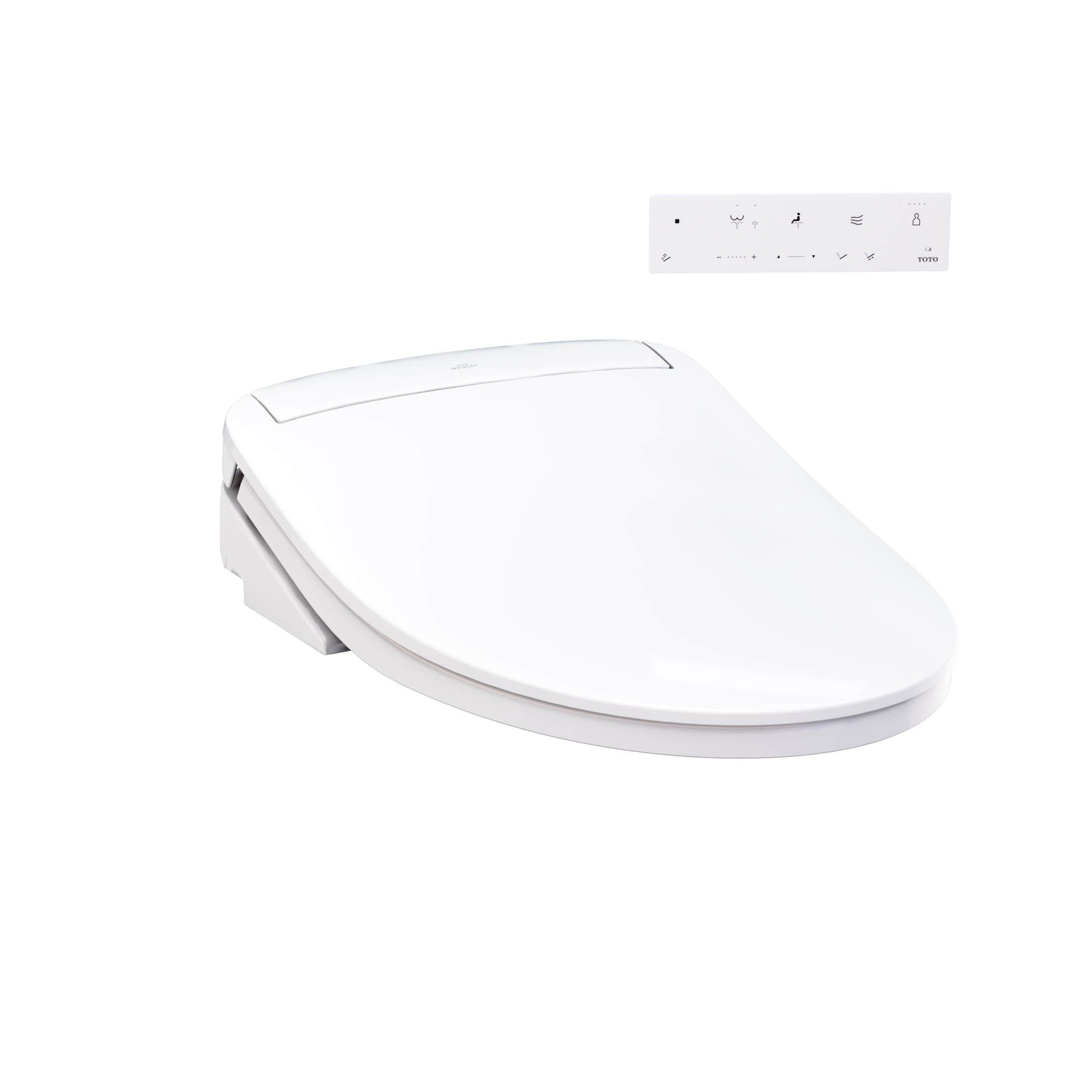 TOTO Washlet KS6 Bidet Seat with remote control, featuring low-profile design and endless warm water.