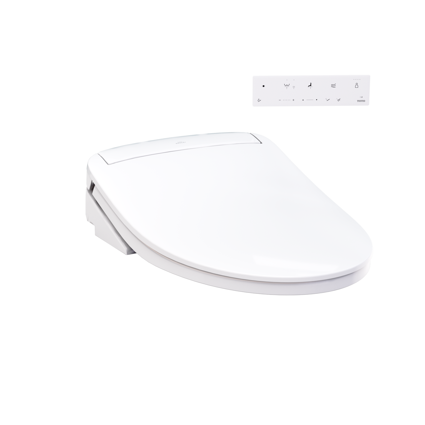 TOTO Washlet KS6 Bidet Seat with remote control, featuring low-profile design and endless warm water.