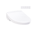 TOTO Washlet S5 Bidet Seat with control panel, designed for luxury and comfort.