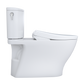 White TOTO Nexus toilet view from side on a white background