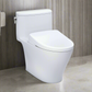 White toilet in a bathroom with wooden walls