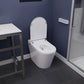ANZZI ENVO Echo Smart Bidet Toilet (1.28 GPF), Elongated, Touchless Operation (Motion/Foot Sensor, Voice/Wi-Fi), UV Nozzle Sterilization, and Deodorizer