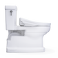 TOTO Guinevere Washlet+ S2 Bidet Toilet side view showing sleek design and bidet features.