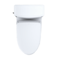 Top view of the TOTO Aimes Washlet+ S7 Bidet Toilet in sleek white design for advanced bathroom technology.