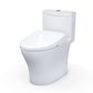 TOTO Aquia IV Washlet+ S7 bidet toilet in sleek white design with advanced technology features.